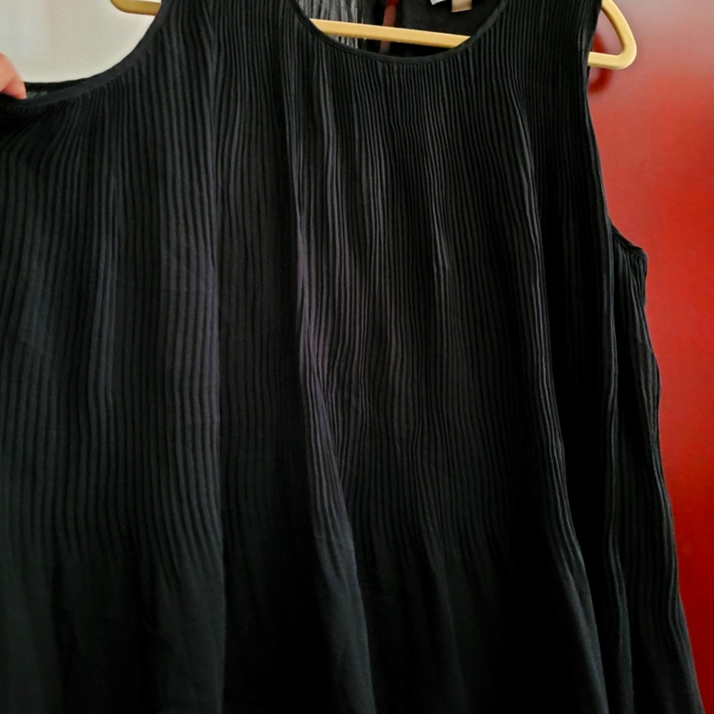 Black flowy Calvin Klein shirt